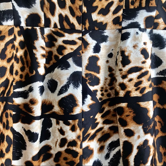 YSL leopard print mini dress size S - Picture 4 of 7